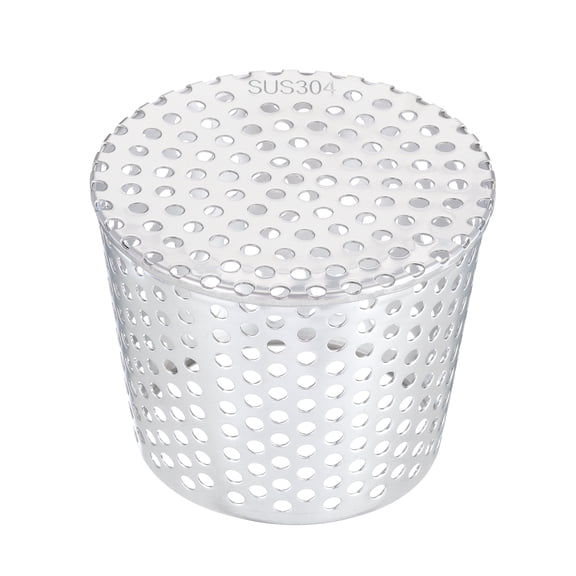 Uxcell Gutter Guard Filter, 4.3 Inch Wide 304 Stainless Steel Downspout Guard Filter Strainer for Stops Leaves Blockage