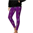 thumbnail image 2 of Gamivast Christmas Leggings for Women Soft Striped High Waisted Christmas Tree Pajama Pants Stretchy Tummy Control Ankle Length Workout Running Leggings Winter Fashion Outfits, 2 of 6