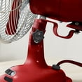 thumbnail image 6 of Better Homes & Gardens 8" 3-Speed Red Retro Metal Tiltable-Head Oscillating New Table Fan, 6 of 8