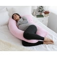 thumbnail image 5 of PharMeDoc U Shape Full Body Pillow Cover - Light Pink - COVER ONLY, 5 of 5