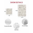 thumbnail image 6 of Gray Paisley Floral Dish Towels Set, Waffle Weave Kitchen Towels 3 Pieces, Farmhouse Spring Summer Flowers Microfiber Hair Face Bath Tea Towel Absorbent Quick Drying Cleaning Dish Cloths, 12"x12", 6 of 7