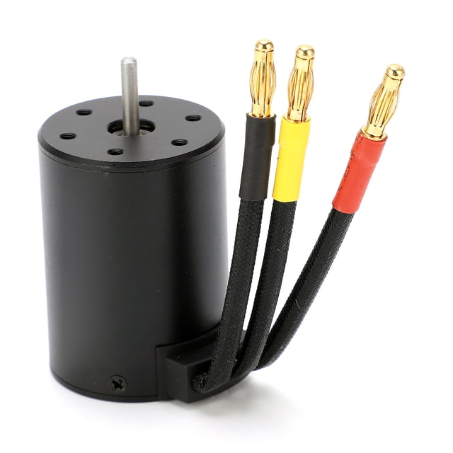 RC 3650 Brushless Motor, Low Power Consumption 900W Low Noise Black RC 3600KV Brushless Motor High Efficiency For 1/10 Rc Car For 1/8 Rc Car ANGGREK Otros