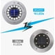 thumbnail image 2 of Lampara solar exterior led de suelo para exteriores a prueba de agua, cada una con 16 LED, blanco frío, 8 piezas, 2 of 4