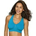 thumbnail image 3 of Hanes Get Cozy ComfortFlex Fit® Wirefree Bra - Size - 3XL - Color - Vintage Aqua, 3 of 3