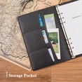 thumbnail image 2 of Comix Loose-Leaf Notebook,A5 Refillable 6-Ring Binder Journal,100 Sheets Black, 2 of 9