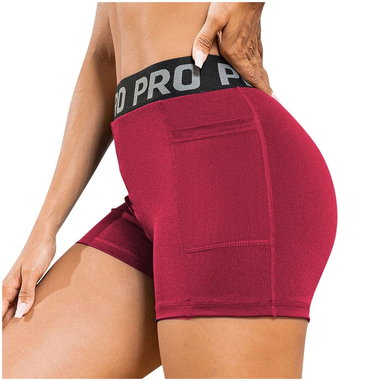 WCMZJ Women Spandex Volleyball Shorts Summer Workout Compression