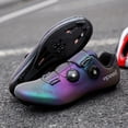 thumbnail image 3 of QJUHUNG High-Performance Men‘s Cycling Shoes - SPD Cleats Compatible  Anti-Slip  Durable for Outdoor Road Cycling Racing with Breathable Mesh Upper and Stiff Sole, 3 of 6