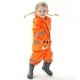 thumbnail image 4 of Odeerbi Rain Coats Kids Rain Jacket Waterproof Hooded Jacket Wind Girls Boys Mask XL, 4 of 9