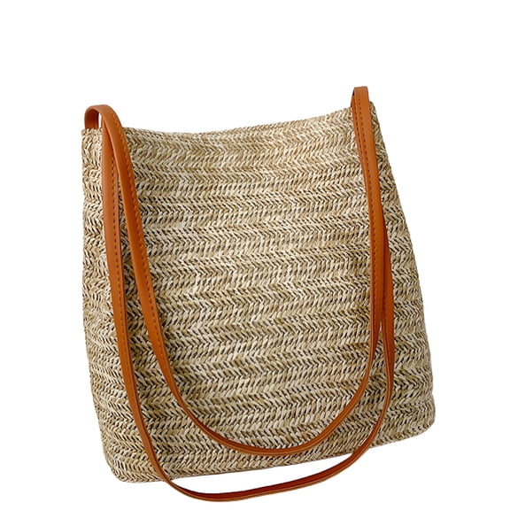 GASTROPOD Womens Straw Woven Shoulder Bag Summer Beach Travel Crossbody Handbag Handmade Satchel Purse Tote for Shopping Camping Woven Crossbody Bag