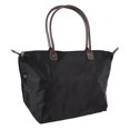 thumbnail image 1 of Bolso de Hombro de Tela Oxford para Mujer Con ASA de Cuero, Bolso de Trabajo para Portátil Resistente Al Agua Para Oficina, Viejes, Gimnasio, Bolso de Gran Capacidad, Resistente, 1 of 7