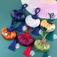 thumbnail image 3 of VONKY Sachet Handmade Embroidered Bag Jewelry Family Gift Storage Chinese Style Drawstring Pouch Interior Wedding Bedroom Blue, 3 of 9