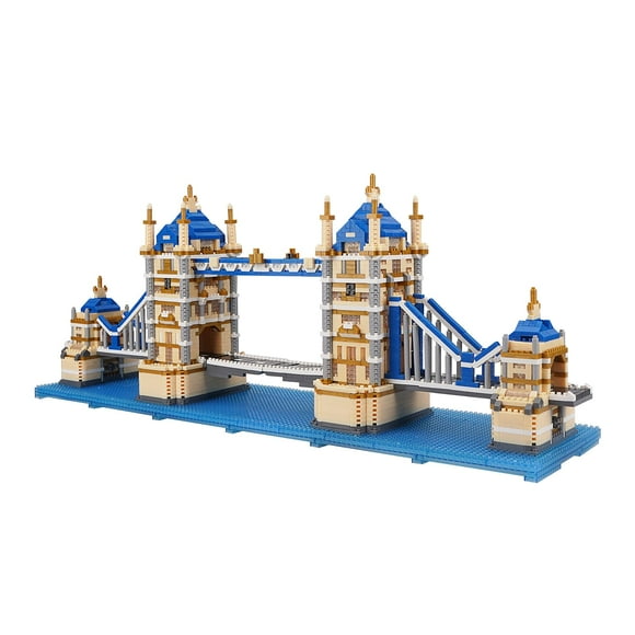 LULUFUN London Tower Bridge Building Blocks Set, Mini Diamond Blocks, Architecture Building Toys, Gift for Birthday, New Year, Christmas