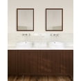 thumbnail image 4 of Kate and Laurel Calter Framed Wall Mirror, 19.5x25.5, Walnut Brown, 4 of 6