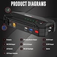 thumbnail image 4 of Jump Starter GREPRO 3000A 12 V para gasolina de 10 litros y diésel de 8 litros, 4 of 7