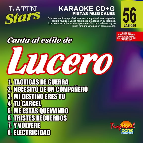 Karaoke Latin Stars 056 Lucero
