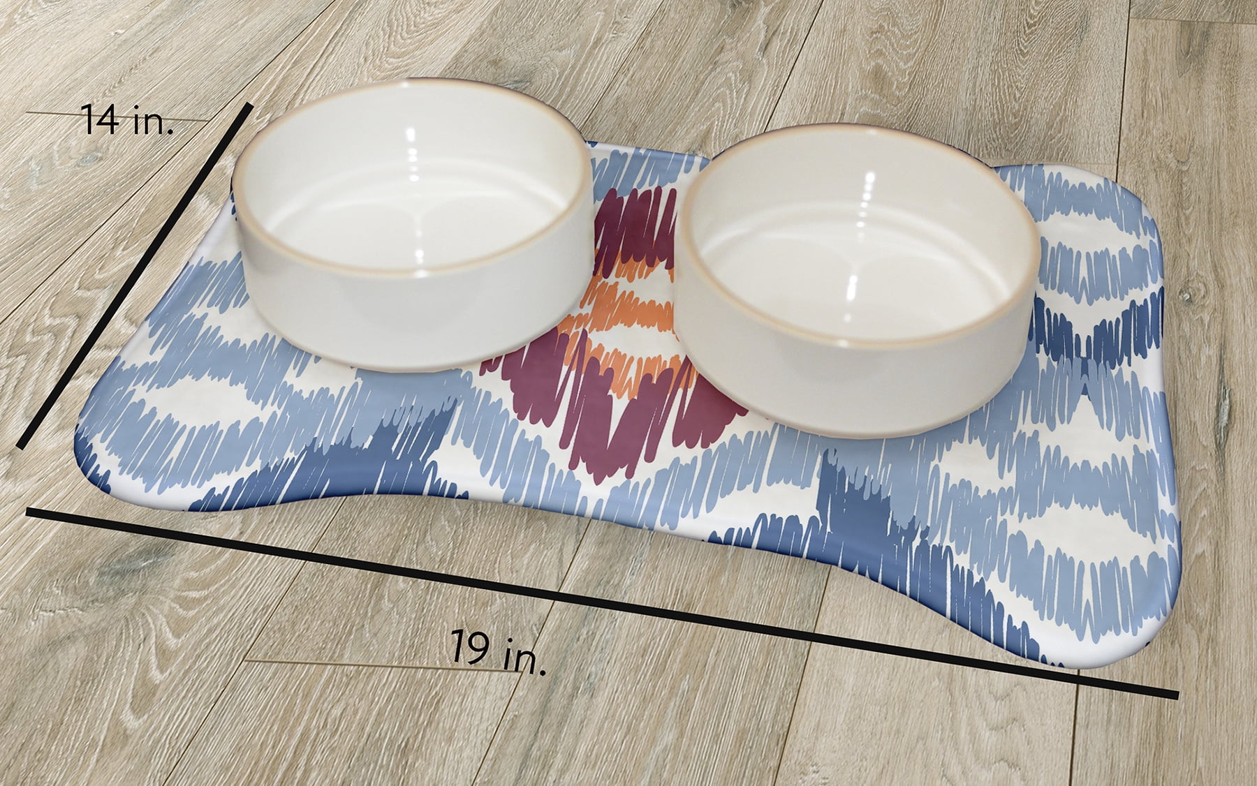 Simply Daisy Original Bone Shape Pet Feeding Mat for Dogs