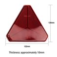 thumbnail image 4 of Triangular Trailer Reflector, Pack of 2, 15 x 15 x 15 cm, Hole Spacing 70 mm, Screw-on or Adhesive Reflector Left/Right, Standard Rear Reflective Car, 4 of 4