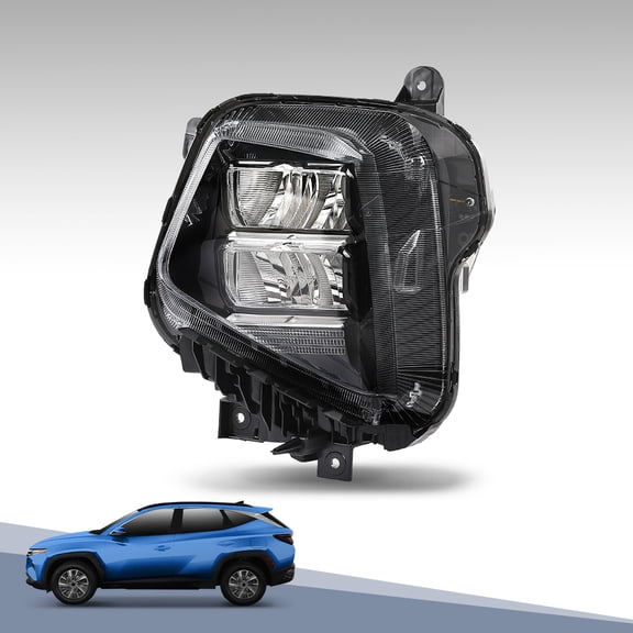 LED Headlight With Bulb Left Driver Side Fit For 2022-2024 Hyundai Tucson 92101N9150 Front Headlamp