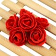 thumbnail image 1 of Aproximadamente 480 Uds.-500 uds/3cm Mini cabeza de flor rosa de espuma PE flores rosas artificiales hechas a mano DIY fiesta boda decoración del hogar, 1 of 5
