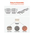 thumbnail image 5 of 38x78 Polycarbonate Door Awning, Drainage, ABS Bracket, Clear, 5 of 12