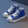 thumbnail image 1 of Zapatos De lona para niños y niñas, Zapatos altos De Color caramelo, Zapatillas gruesas, Zapatillas De Deporte para niñas pequeñas De 14-2,5 cm, 1 of 5
