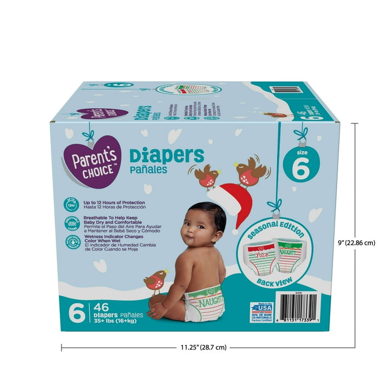 Parent s Choice Baby Diapers Holiday Limited Edition Choose Size