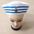 thumbnail image 1 of Gorro Marinero Capitán Marino Sombrero Ajustable Barco Sombreros, 1 of 4