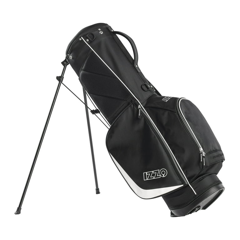 Izzo Golf Ultra-Lite Stand Bag - Black