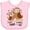 AD-Pink, variant on Inktastic My Oma Loves Me- Cute Owl Family Boys or Girls Baby Bib