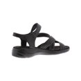 thumbnail image 2 of Clarks Womens Saylie Moon Leather Strappy Flat Sandals, 2 of 2