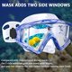 thumbnail image 2 of Diving mask Anti-Fog Swimming Snorkel mask Suitable for Adults Scuba Dive Swim Snorkeling Goggles Masks, 2 of 5