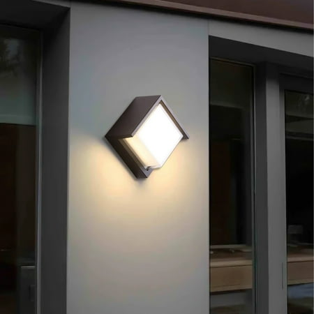 

CHGBMOK Outdoor &Indoor Wall Sconce IP65 Waterproof LED Wall Lighting Fixture Black Exterior Waterproof Porch Aluminum Wall Mounted Sconces On Clearance