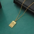 thumbnail image 5 of Tarot Cards Pendant Arcana Divination Stainless Steel Necklace Jewelry, 5 of 9
