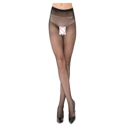 

BIZIZA Women s Tights High Waist High Fishnet Pantyhose Sexy Stockings Black One Size