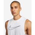 thumbnail image 3 of Nike Pro Dri-FIT Men's Slim Fit Sleeveless Top Size 3XL White, 3 of 4
