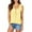 Yellow-02, variant on HADST Tank Top for Women V-Neck Solid Color Sleeveless Summer Soft Lace Tie Breathable Casual Shirts