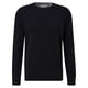 thumbnail image 1 of s.Oliver Jersey de punto para hombre - básico, cuello redondo, algodón, liso Negro M (Medium), 1 of 4
