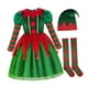 thumbnail image 2 of Disfraz de navideño para mujer, accesorios fotográficos para cosplay, actuación en el escenario, baile de máscaras, 2 of 8