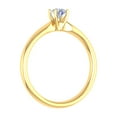 thumbnail image 2 of 1/4 Carat 4-Prong Set Solitaire Diamond Engagement Ring Band in 14K Yellow Gold (Ring Size 10), 2 of 5