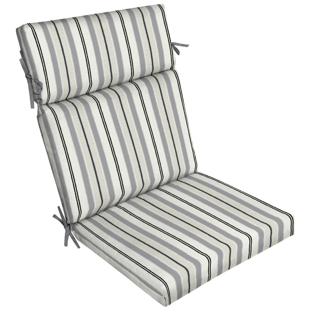 Better Homes & Gardens Grey Stripe 44 x 21 in. Outdoor Chair Cushion