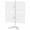 White, variant on VIVO Dual LCD Monitor Vertical Stand Mount, Fits 2 Ultrawide Screens up to 34"