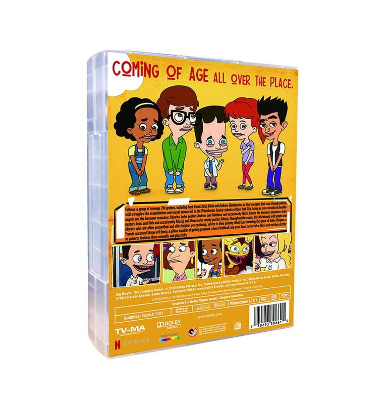 Big Mouth Complete Series Seasons 1-8 (DVD) - Walmart.com