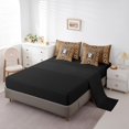 thumbnail image 5 of jejeloiu Retro Bull Skull 7-Piece Twin Bedding Sets,Rustic Western Aztec Bedding Comforter Set,Bohemian Geometric Rhombus Sheet Sets For Boys Kids,Microfiber Bedroom Decor Reversible, 5 of 8