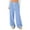 Blue_01#1029Z, variant on Fleece Pajamas Pants Women Fuzzy Winter Warm Thermal Pj Bottoms Women Wide Leg Drawstring Women Sleep Pants