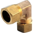 thumbnail image 2 of Jmf Compression Elbow 90 Deg. 5/16 " Comp X 5/16 " Comp Yellow Brass 400 Psi Lead Free, 2 of 2