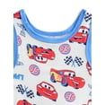 thumbnail image 2 of Cars Baby Boys Cozy and Comfortable Viscose Patriotic Americana Bodysuit and Shorts Set, 3-Piece, Sizes NB-24M, 2 of 3