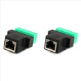 thumbnail image 1 of 2X RJ45 Female to Screw Terminal 8 Pin Connector Ethernet Cable Extender Adapter High Quality Network Screw Terminal,2 x adapter 2 x screwdriver, 1 of 5