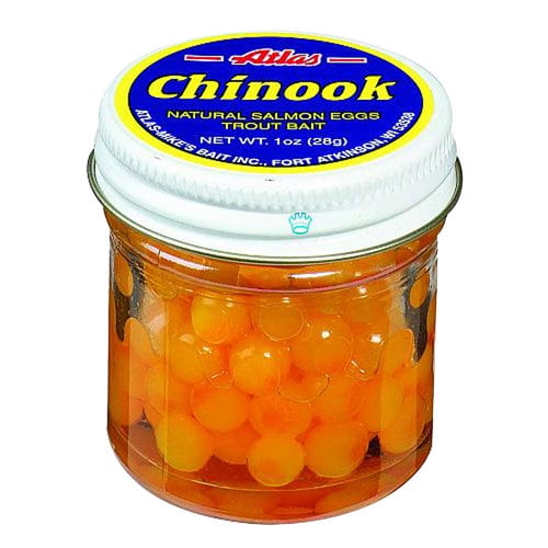 Atlas Mike's Puget Chinook Cheese Salmon Eggs, Yellow, 1 oz by ATLMIK