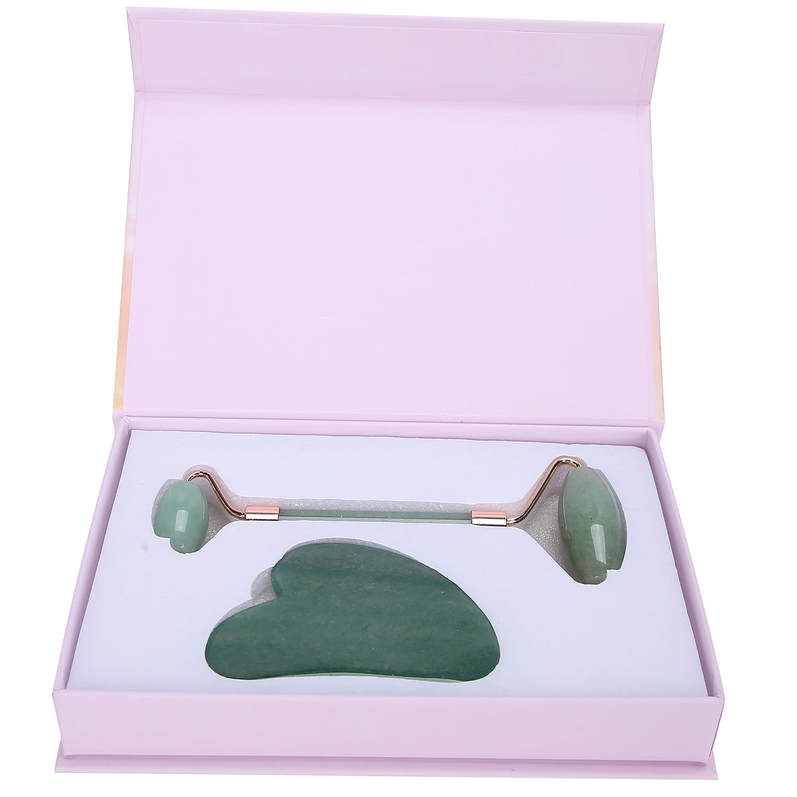 Eye Relax Mask Face Massager Natural Jadestone Reduce Dark Circle Stone Sleeping Care ToolWhite Jadestone