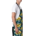 thumbnail image 3 of Picia Sunflowers Waterproof Apron for Unisex Adult - Adjustable Bib Apron with Pockets, Ideal for Cooking, Gardening, Painting, and Household Chores, 3 of 9